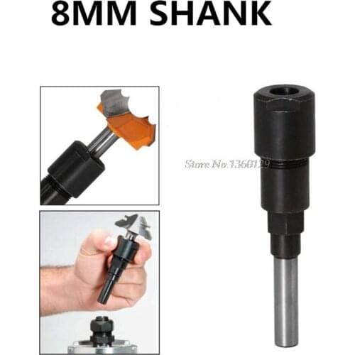 8mm Shank Engraving Machine Extension Rod Milling Cutter Router Bit Extension Collet Dropship