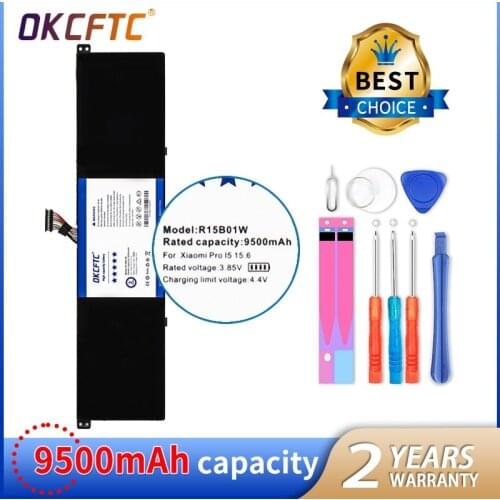 OKCFTC R15B01W New Laptop Battery For Xiaomi Pro 15.6" Series Notebook 7.6V 9500mAh 60.04WH
