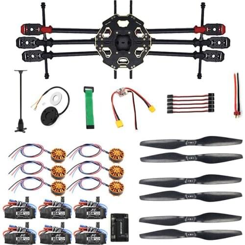 Helicopter Drone 6-axis Aircraft Kit Tarot 680PRO Frame 700KV Motor GPS APM 2.8 Flight Control No Battery Transmitter