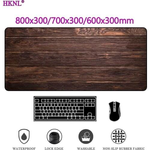 Wood Mausepad Pc Gamer Rug Carpet Desk Mat Large Mouse Pads Black Mouse Pad Xxl Keyboard Accessories Table Mat for Office