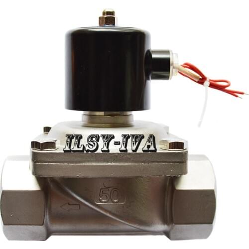 DN50 two way Stainless steel AC110V,AC220V,AC380V solenoid valve