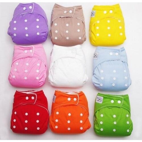 Emmmababy Baby Diapers Adjustable Reusable Baby Kids Boy Girls Washable Cloth Diaper Nappies