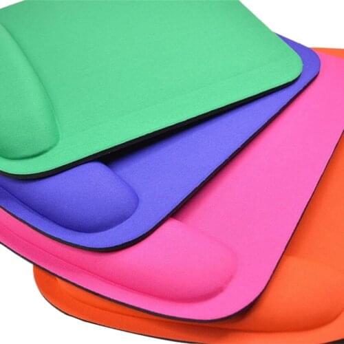 Square Mouse Pad Wrist Rest Support Gaming Mouse Mouse Pad Computer PC Laptop Soft Non-slip Non-reflective Wrist Protector