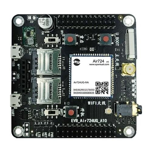 4G Cat1 LTE All Netcom Ultra-Small Package Module Secondary Development Air724ug Development Board