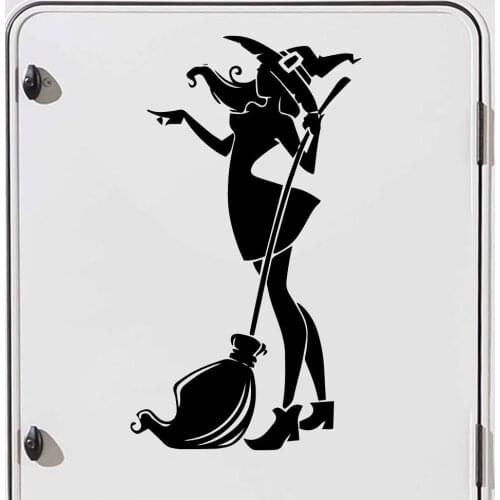 Lovely Witch Stickers On The Car Car Stickers Auto Vinyl Car Sticker Car Accessories