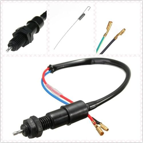 Motorcycle Drum Brake Light Switch + Spring Kit Universal For Pit Bike Quad Scooter