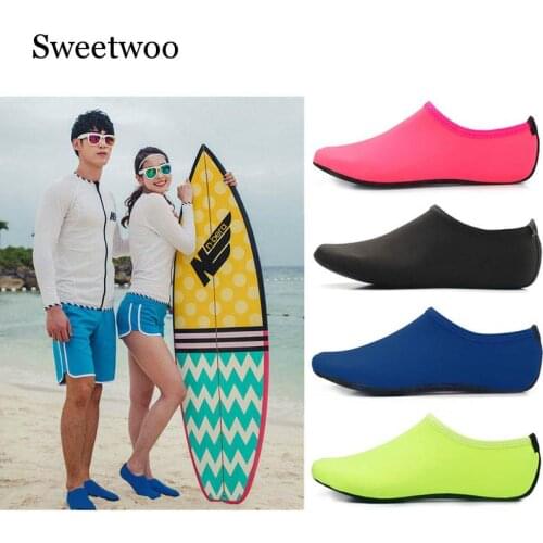 Men Women Water Shoes Swimming Shoes Solid Color Summer Aqua Beach Shoes, Seaside Sneaker Socks Slippers For Men, Zapatos Hombre
