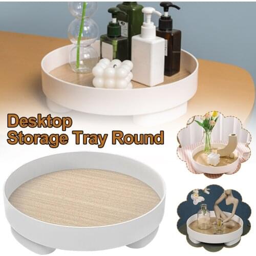 Desktop Storage Tray Round Key Fruit Ring Tray Holder Organizer Kitchen Serving Tray Home Decoration for Kitchen Living Room