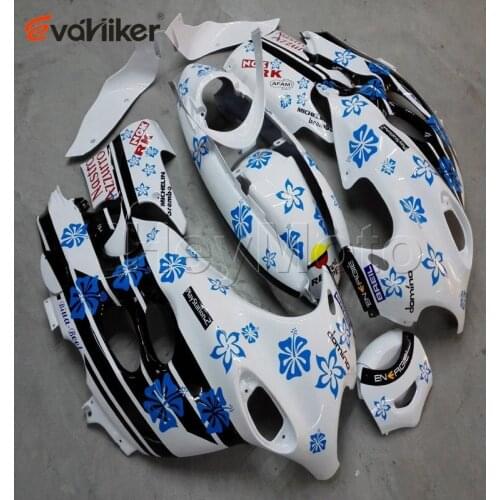 Motorcycle panels for GSX600F 2003 2004 2005 2006 Katana blue white ABS motor Fairing kit H2