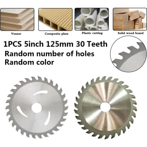 1pcs 30Teeth 125mm Saw Blade 20mm Bore Carbide Workshop Equipment Circular Saw Blade For Cutting Wood