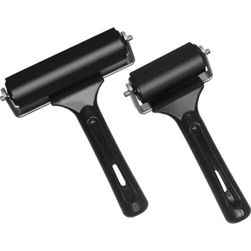 JFBL Hot Rubber Roller, Set of 2 (6 & 10cm), Ink Brayer Roller perfect for Printmaking, Wallpapers, Block Printing Stamping