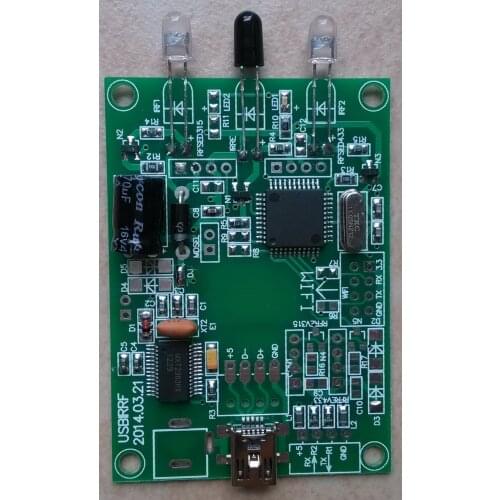 Standard USB interface infrared remote control learning module