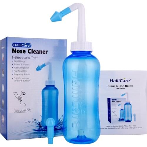 Nose Care Nasal Wash Cleaner Protector Clean Salt Moistens Child Adult Avoid Allergic Rhinitis Cleaning Relaxation 500ml
