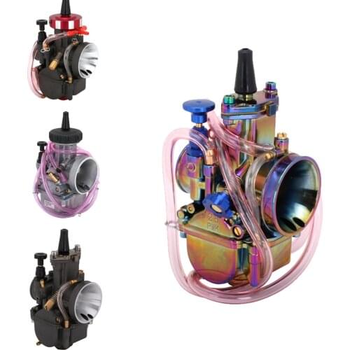 Racing Moto Universal Colorful Scooter Carburetor 21 24 26 28 30 32 34 36 38 40 42 mm Carburador For Keihin PWK With Power Jet