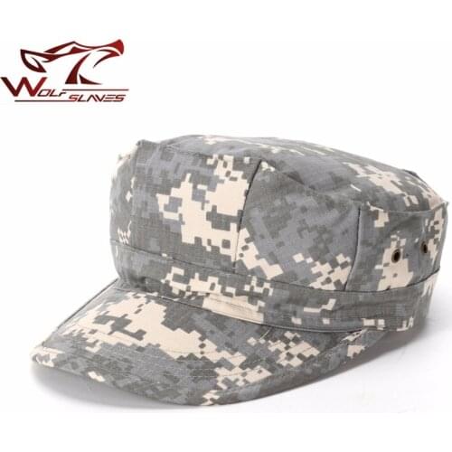 New Tactical Airsoft Sun Hats Octagonal Cap Military Camouflage Hunting Hat Combat Solider Style Durable CS Force Hat Caps