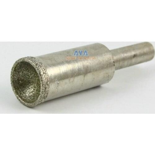 3 Pcs 12mm Diamond Mounted Point Spherical Concave Head Grinding Bit Grit 80