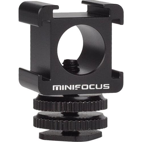 3 Cold Shoe On-Camera Mount Adapter Extend Port for Canon Nikon Pentax DSLR Camera for Microphone Monitor LED Video Light