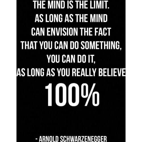 Bodybuilding Fitness Motivational Arnold Schwarzenegger Quote Art print Silk poster Home Wall Decor