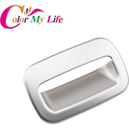 Color My Life Car Chrome Rear Door Handle Bowl Cover Trim Trunk Handles Sticker for Kia Sportage KX5 KX 5 QL 2016 2017 Parts