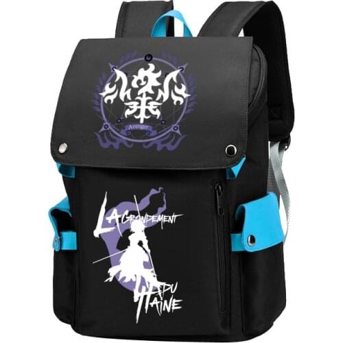 Unisex Anime Cartoon Fate FGO Jeanne d'Arc Alter Travel Rucksack Casual Schoolbag Student Backpacks