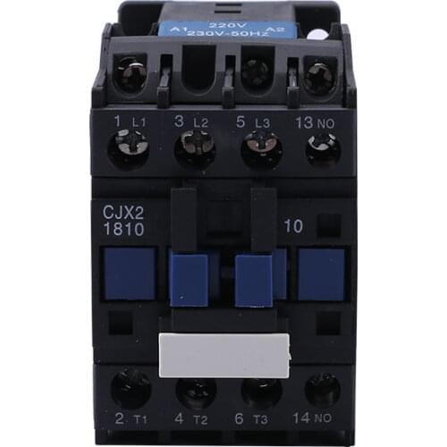 ELECALL AC 220V contactor Motor Starter Relay CJX2-1810 contactor 220V Voltage optional 18A Contactor