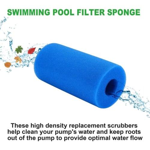 New 3pcs/set Fish Tank Filters 10*20cm Swimming Pool Filter Sponge Spa Fish Tank Foam Cartridge Sponge Cleaner Filter Foam Tool