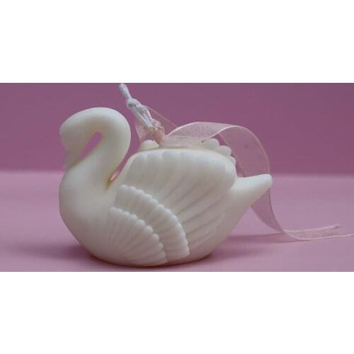 Swan Shape Aromatherapy Candle Mold 3d Animals Wax Candle Silicone Molds Plaster Crafts Decoration Tool