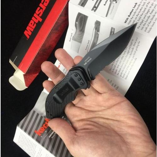 Kershaw1605 pocket outdoor camping hunt folding knife 8CR13MOV blade G10 handle Tactical Survival Utility fruit knives EDC tools