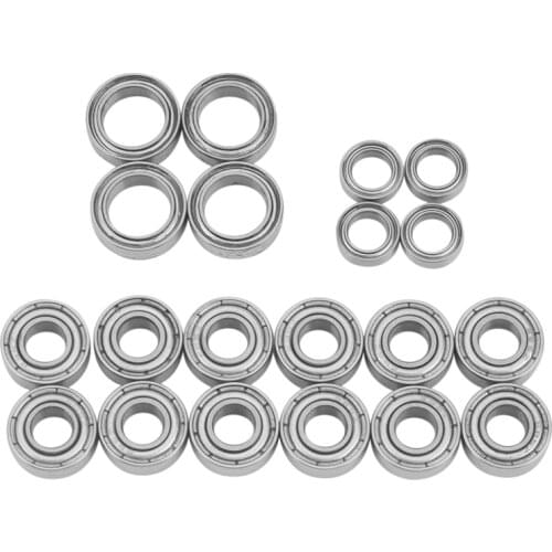 20Pcs Ball Bearing Kit for Tamiya TT01 TT-01 TT01D TT01E TT01R DF02 1/10 RC Car Upgrade Parts
