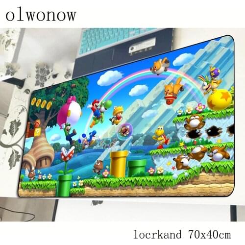 Mario mouse pad 70x40cm cute mousepads best gaming mousepad gamer hot sales large personalized mouse pads keyboard pc pad