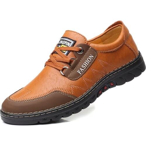 Fashion Handmade Soft Casual Leather Men Driving Shoes Breathable Durable Material Sneakers Men