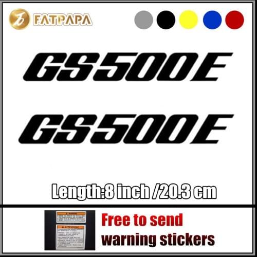 Motorcycle bike Fuel tank Wheels Fairing notebook Luggage helmet MOTO Sticker decals For SUZUKI GS500E GS500 E