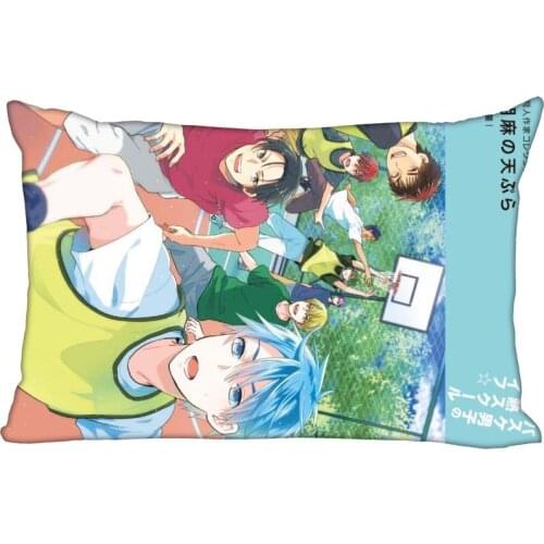 ShunQian Kuroko no Basuke Pillowcase 45x35cm(One Side) Decorative Rectangle Zipper 3D Print Pillowcase Satin Fabric Pillow Cover