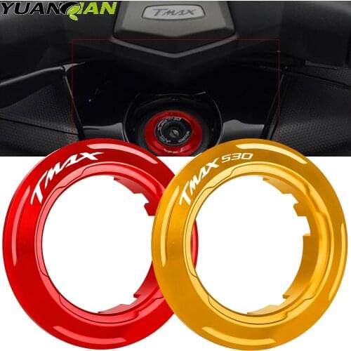 New Arrival Motorcycle For Yamaha TMAX T-max 530 2013 2014 2015 Ignition Switch Cover Key Switch Protector Ring Tmax 530 Tmax530