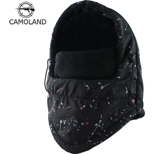 New Arrival Hooded Winter Balaclava for Men Women Thermal Fleece Swat Ski Wind Stopper Beanies Outdoor Sports Hat
