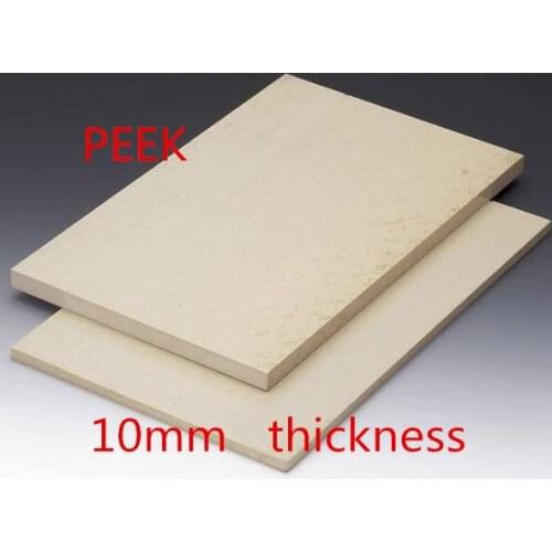 10mm thickness PEEK board KetaSpire PEEK plate polyether-ether-ketone panel sheet material high temperature resistance