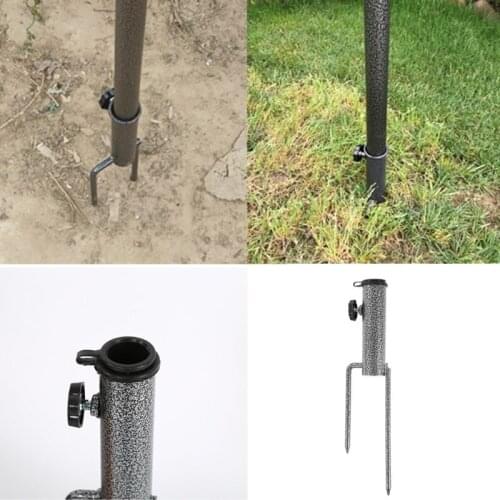 Beach Umbrella Base Stainless Steel Sand Stake for Umbrella Grass Ground Stake hot