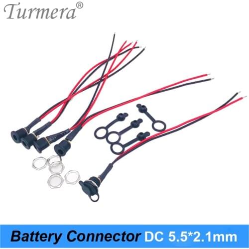 DC Power plug connector for diy dc waterproof jack connector DC022B 5.5 X 2.1 mm 5pieces/lot