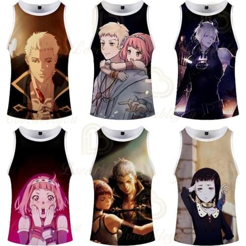 Game Rage of Bahamut 3d Printed Gym Tank Top Unisex Fashion Fitness Sleeveless Shirt Bodybuilding Tank Tops Summer Vest