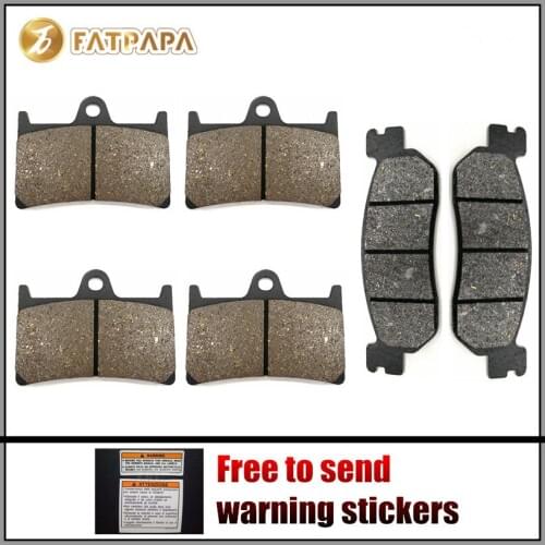 F + R Brake Pads for YAMAHA 600 YZF YZF6 R6 YZF-R6 YZF600 2000 2001 1999-2002