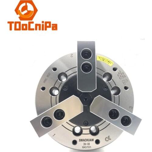 Solid three jaw hydraulic power chuck oil pressure chuck Hydraulic collet 4 inch 3N-04 5 inch 3N-05 6 inch 3N-06 8 inch 3N-08