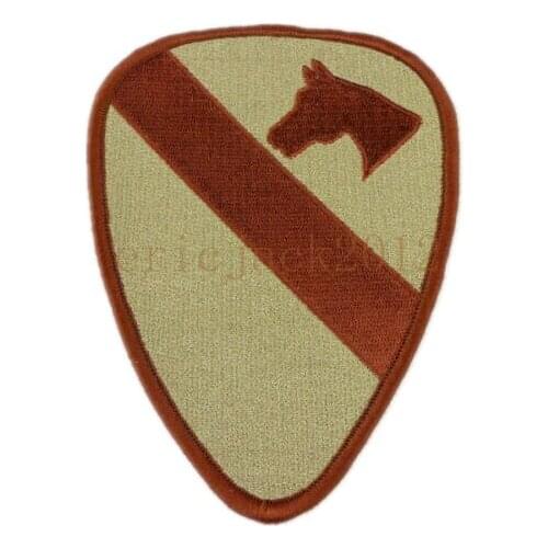 Vietnam War US Army 1st Cavalry Shoulder Patch Sandy BADGE JACKET MILITARY PATCH INSIGNIA