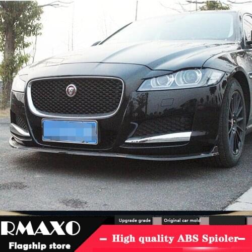 For Jaguar XE/XFL ABS Rear Bumper Diffuser Protector For 2018 Jaguar XE/XFL Body kit bumper rear Front shovel lip rear spoiler