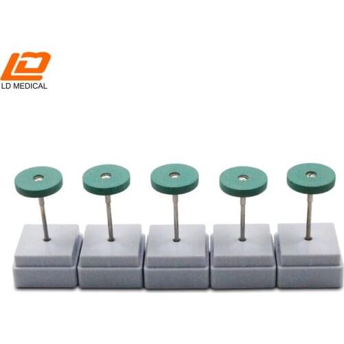 1pcs dental lab polishing tools for dentists zirconia polisher blue medium Ceramic diamond burs