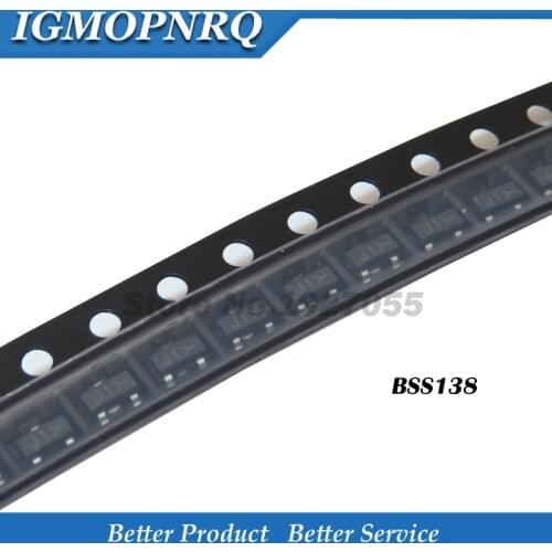 100PCS BSS138LT1G BSS138 SOT-23 SS138 SOT23-3 MOSFET SMD New J1Y