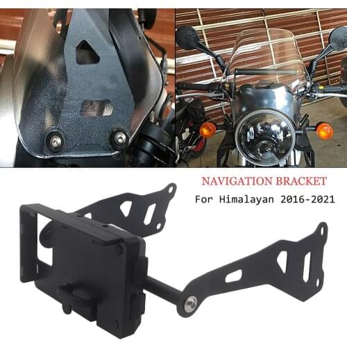12/22mm Motorcycle Phone GPS Navigaton Plate Bracket Bar Mount For Royal Enfield Himalayan 2016 2017 2018 2019 2020 2021