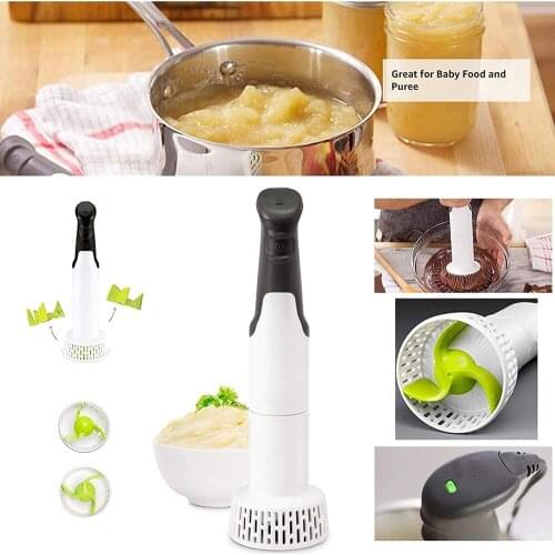 160W Electric Potato Masher for Kitchen Hand Blender Handheld Batter Mixer BPA Free Not Toxic for Baby Food Vegetable In Stock