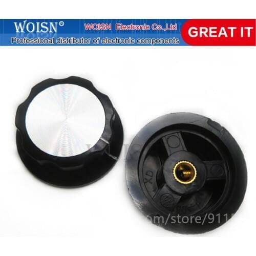 2pcs Hat MF-A05 potentiometer knob WH118 WX050 bakelite knob copper core inner hole 6mm In Stock