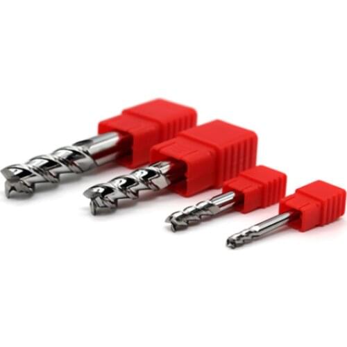 4mm Aluminum Copper Wood Cutter End mill HRC55 3 Flute Cnc Milling Tools Tungsten Steel Milling Cutter End Mill