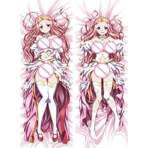 Gobsk 2020-January Anime Kuroinu Kedakaki Seijo Wa Hakudaku Ni Somaru Prim Dakimakura Pillow Case Hugging Body Pillow Cover Case